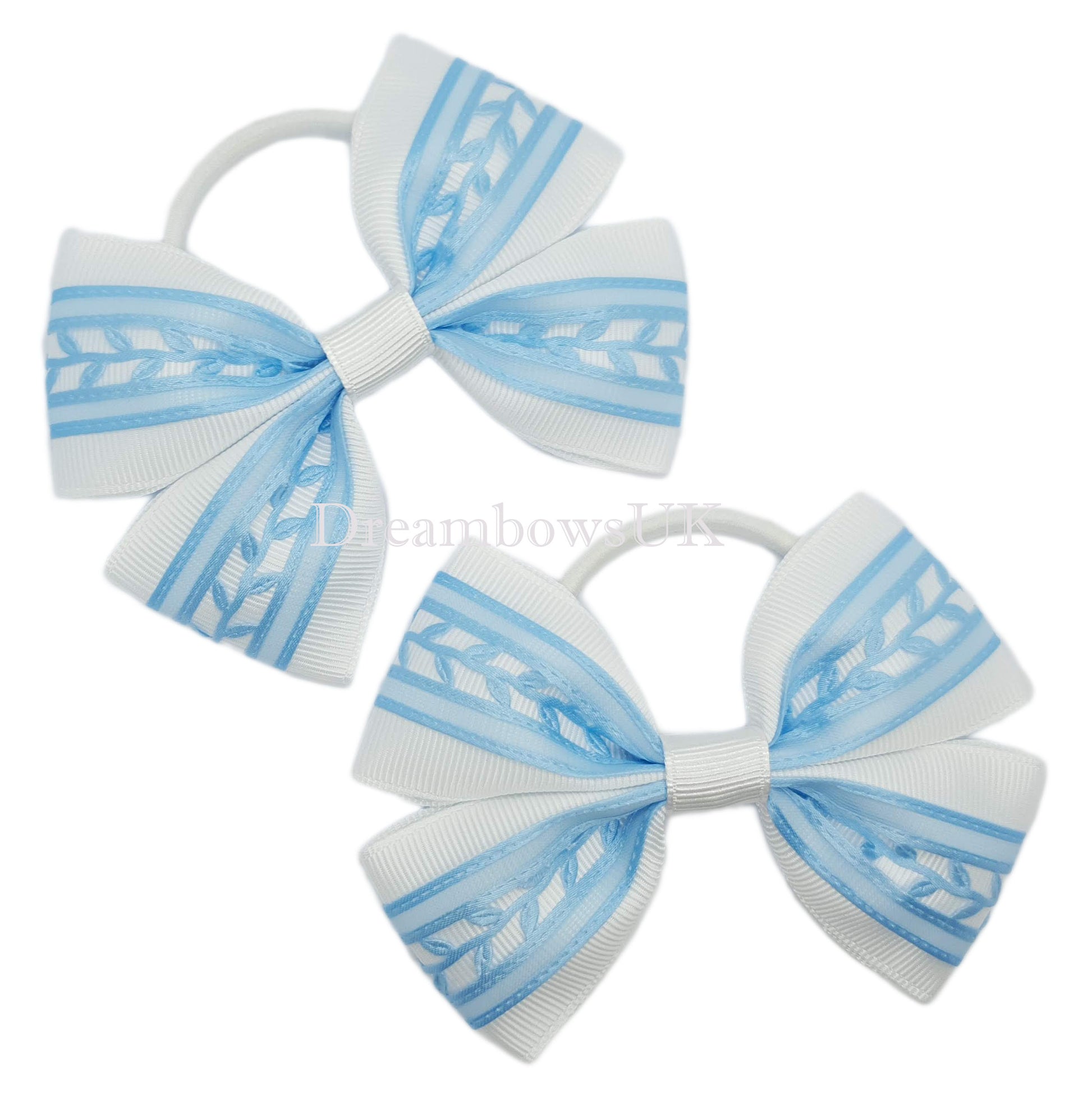 Summer hair bows